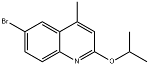 6-Bromo-2-isopropoxy-4-methylquinoline Struktur