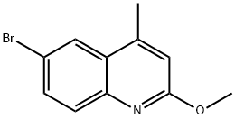 6-Bromo-2-methoxy-4-methylquinoline Struktur