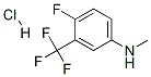 4-Fluoro-N-methyl-3-(trifluoromethyl)aniline hydrochloride Struktur