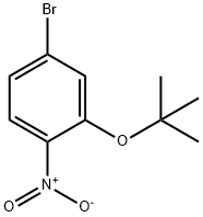 4-Bromo-2-t-butoxy-1-nitrobenzene Struktur