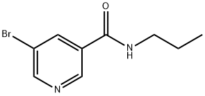 PROPYL 5-BROMONICOTINAMIDE, 1187386-41-9, 结构式