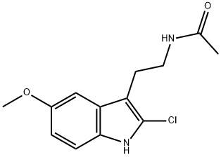 2-chloromelatonin Structure