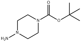4-氨基哌嗪-1-羧酸叔丁酯, 118753-66-5, 结构式