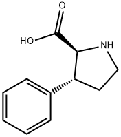 (2S,3R)-3-PHENYLPYRROLIDINE-2-CARBOXYLIC ACID Struktur