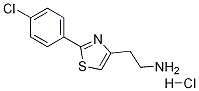 2-(4-氯苯基)-4-噻唑乙胺盐酸盐,1187830-55-2,结构式