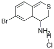 6-BroMo-3,4-dihydro-2H-isothiochroMen-4-aMine HCl Structure