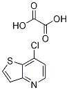 7-氯噻吩并[3,2-B]吡啶乙二酸盐 结构式