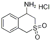 4H-Amino-1,3-dihydroisothiochromen-1,1-dioxide hydrochloride Struktur