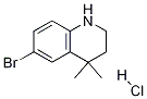 6-溴-1,2,3,4-四氢-4,4-二甲基喹啉盐酸盐,1187830-63-2,结构式