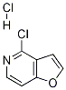 4-氯呋喃[3,2-C]吡啶盐酸盐 结构式