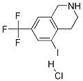 5-ヨード-7-(トリフルオロメチル)-1,2,3,4-テトラヒドロイソキノリン塩酸塩 化学構造式