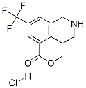 Methyl 7-(trifluoroMethyl)-1,2,3,4-tetrahydro-isoquinolin-5-carboxylate HCl Structure