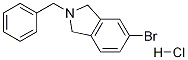 5-溴-2,3-二氢-2-(苯基甲基)-1H-异吲哚盐酸盐 结构式