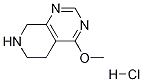 5,6,7,8-Tetrahydro-4-methoxypyrido[3,4-d]pyrimidine hydrochloride Structure