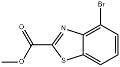 Methyl 4-broMobenzo[d]thiazole-2-carboxylate Struktur
