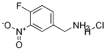 BenzeneMethanaMine, 4-fluoro-3-nitro-, hydrochloride Structure