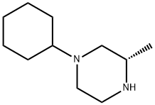 (S)-1-环己基-3-甲基哌嗪, 1187930-87-5, 结构式