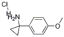 CyclopropanaMine, 1-(4-Methoxyphenyl)-, hydrochloride Struktur