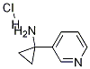 1-(pyridin-3-yl)cyclopropanaMine (Hydrochloride) Struktur