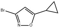 3 - 溴-5 - 环丙基异恶唑,1187933-05-6,结构式