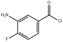 3-氨基-4-氟苯甲酰氯 结构式