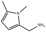 (1,5-二甲基-1H-吡咯-2-基)甲胺 结构式