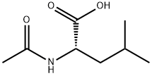 N-乙酰-L-亮氨酸, 1188-21-2, 结构式