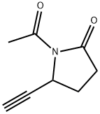 2-Pyrrolidinone,1-acetyl-5-ethynyl-,118800-17-2,结构式