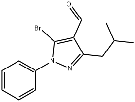 1188037-62-8 5 - 溴-3 - 异丁基-1 - 苯基- 1H -吡唑-4 - 甲醛