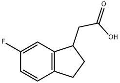 2-(6-fluoro-2,3-dihydro-1H-inden-1-yl)acetic acid|2-(6-氟-1-茚满基)乙酸