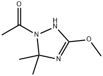1H-1,2,4-Triazole, 1-acetyl-2,5-dihydro-3-methoxy-5,5-dimethyl- (9CI),118807-32-2,结构式