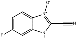 1H-Benzimidazole-2-carbonitrile,6-fluoro-,3-oxide(9CI) 结构式