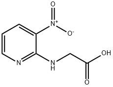 [(3-nitropyridin-2-yl)amino]acetic acid 化学構造式