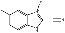 1H-Benzimidazole-2-carbonitrile,5-methyl-,3-oxide(9CI) Structure