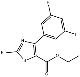 5-티아졸카르복실산,2-broMo-4-(3,5-디플루오로페닐)-,에틸에스테르
