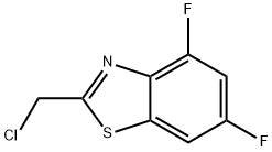 Benzothiazole, 2-(chloroMethyl)-4,6-difluoro- Struktur