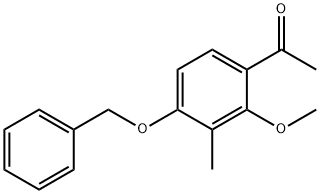 4'-BENZYLOXY-2'-METHOXY-3'-METHYLACETOPHENONE Struktur