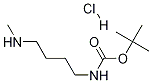 1-METHYLAMINO-4-BOC-AMINOBUTANE-HCl Struktur
