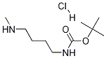 1-METHYLAMINO-4-BOC-AMINOBUTANE-HCl Structure