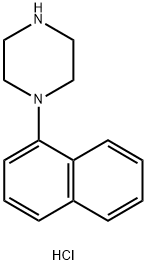 1-(ナフト-1-イル)ピペラジン二塩酸塩 化学構造式