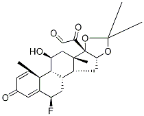 21-Dehydro Flunisolide 化学構造式