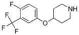 4-[4-FLUORO-3-(TRIFLUOROMETHYL)PHENOXY]PIPERIDINE Structure