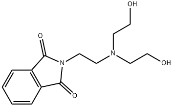 N-(2-N,N-dihydroxyethyl)phthalimide 结构式