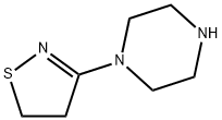 Piperazine, 1-(4,5-dihydro-3-isothiazolyl)- (9CI),118879-86-0,结构式