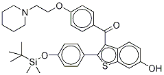 4'-tert-ButyldiMethylsilyl-6-hydroxy Raloxifene-d4|4'-tert-ButyldiMethylsilyl-6-hydroxy Raloxifene-d4