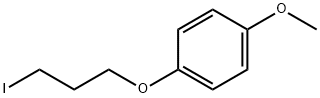 3-(4-甲氧基苯氧基)-1-碘丙烷 结构式