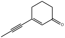 2-Cyclohexen-1-one, 3-(1-propynyl)- (9CI),118946-88-6,结构式