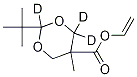 2-tert-Butyl-5-methyl-1,3-dioxane-5-carboxylic Acid Vinyl Ester-d3|