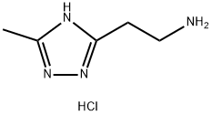 2-(3-Methyl-1H-1,2,4-triazol-5-yl)ethanaminehydrochloride Struktur