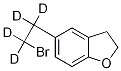 5-(2-Bromoethyl-d4)-2,3-dihydrobenzofuran 结构式